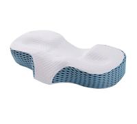 Cuscino per nevralgia occipitale, supporto ergonomico in memory foam per chi dorme di lato, design del contorno cervicale per sollievo dalle spalle