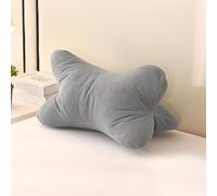 Cuscino per Ossa da Lettura, Cuscino da Lettura, Cuscino Cervicale Ergonomico per Rilassarsi, Cuscino da Viaggio con Struttura, Supporto Flessibile per Libri, Tablet, per Una Comoda Lettura, TV(Blu)