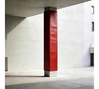 Cuscino Per Palo Di Basket Cuscino Imbottito Impermeabile Canestro Basket, Imbottitura Avvolgente Palo Club Sportivi garage, Imbottitura Sicurezza Colonna Tutte Le Stagioni(Red-tall 72in,10"x10")