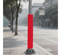 Cuscino Per Palo Di Basket Imbottiture Protettive Pali Esterno Alti 1,2 M, Imbottiture Protettive Resistenti Alle Pilastri, Imbottiture Sicurezza Colonne Rotonde Seminterrato(Red,Dia 4in(10cm))
