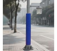 Cuscino Per Palo Di Basket Imbottiture Protettive Pali Esterno Alti 1,2 M, Imbottiture Protettive Resistenti Alle Pilastri, Imbottiture Sicurezza Colonne Rotonde Seminterrato(Blue,Dia 4in(10cm))