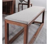 Cuscino per panca a 2/3 posti, per interni ed esterni, antiscivolo, rimovibile e lavabile, in schiuma ad alta resilienza, per patio, giardino, divano, finestra a bovindo (200 x 30 x 3 cm)