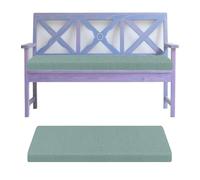 Cuscino per panca antiscivolo, lavabile, rimovibile, per esterni e patio, per giardino e interni, 200 x 30 x 5 cm, colore: verde, perfetto per davanzali e sedie a dondolo