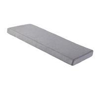 Cuscino per Panca Antiscivolo Sfoderabile Lavabile 20x180cm Grigio Chiaro | Cuscino Per Panca Esterno Su Misura Resistente Per Interni Ed Esterni