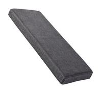 Cuscino per Panca Antiscivolo Sfoderabile Lavabile 20x50cm Grigio Scuro | Cuscino Panca Esterno Comodo Spesso Morbido Per Interni Ed Esterni