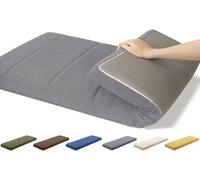 Cuscino Per Panca Da Birra Impermeabile Cuscini Per Sedie Giardino Panche Altalena Patio- 5cm Spessore Con Fondo Antiscivolo, Copertura Lavabile & Cerniera Per Tenda Festa(Gray,150x30x5cm)