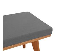 Cuscino per Panca da Eesterno, Cuscino per Seduta Sedia da Giardino, Cuscino del Sedile Oscillante Cuscini da Eesterno Lavabile Antiscivolo per Terrazza Davanzale Interno ,Dark gray,75X35X5CM