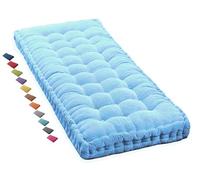 Cuscino per Panca da Esterno 80x40 120 x 40 da Giardino 180 90x45 120 x 50 100x40 110x40 100 x 50, Cuscino Panca Esterno 120x45 Interno 45x45, Cuscini per Sedie Cucina Divano 40x40(Sky Blue 1N,120x40c