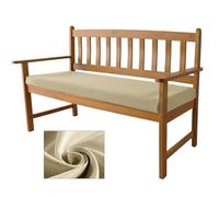 Cuscino per panca da esterno, antiscivolo, rimovibile, per panche da giardino, tessuto di lino lavabile, colore albicocca, 100 x 35 x 5 cm, perfetto per il comfort del patio