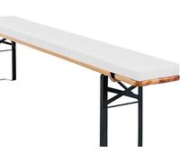 Cuscino per Panca da Esterno, Cuscini per Panche da Giardino - Morbido Cuscino per Cassapanca, Panchina e Divano, Adatto anche per Interni(White,67x16x2in)