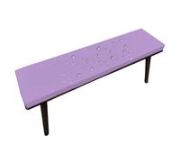 Cuscino Per Panca Da Esterno Impermeabile 5cm, Morbido Antiscivolo, Sfoderabile E Lavabile, Per Giardino, Terrazzo, Altalena, Dondolo, Divano, Interno E Esterno, 2-3 Posti(Light Purple,67x14x2 in)
