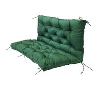 Cuscino per panca da esterno, impermeabile, per sedia da giardino, con legacci, comodo, per patio, divano, altalena, 150 x 100 x 10 cm, perfetto per eleganti sedie all'aperto