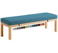 Cuscino Per Panca Da Esterno Interno, Cuscino Per Sedie, Cuscini Giardino, Cuscino Per Sedia Cucina Rimovibile Per Panche Da Giardino Balcone Loft Altalena Patio(Blu,130x30x3cm)