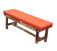 Cuscino per panca da esterno, lavabile, spesso, 200 x 40 x 5 cm, chiusura con cerniera, per dondolo in rattan, patio, divano, sala da pranzo, giardino, comodo cuscino perfetto per 2 posti