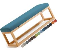 Cuscino per panca da esterno, per divano a 2/3 posti, antiscivolo, rimovibile, con cerniera, per giardino, patio, interni e salotto, 190 x 55 x 5 cm