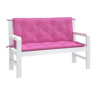 Cuscino per Panca da Giardino, Set di 2, Cuscino per Sedile/per Schienale/per Tappezzeria per Panca da Giardino, Tessuto Oxford (beige 180 cm) (120cm)