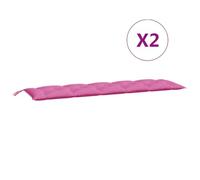 Cuscino per Panca da Giardino, Set di 2, Cuscino per Sedile/per Schienale/per Tappezzeria per Panca da Giardino, Tessuto Oxford (beige 180 cm) (180cm)