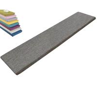 Cuscino per panca da interni ed esterni, 90 cm/120 cm/150 x 50/40/35/30 cm, cuscino in schiuma 45D ad alta resilienza, con rivestimento antiscivolo e lavabile, perfetto per patio, giardino, divano