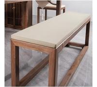 Cuscino per panca da interni ed esterni, rimovibile, lavabile, in schiuma ad alta resilienza, antiscivolo, a 2/3 posti, per patio, giardino, divano, finestra a baia, beige, 180 x 30 x 5 cm