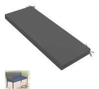 Cuscino per Panca da Interno/Esterno Cuscino per Mobili da Giardino Spessore 5 cm Cuscino Impermeabile per Sedia da Giardino Cuscino per Altalena da Patio per 2/3 Posti (Colore 2 140X40X5 cm)