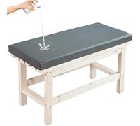 Cuscino per Panca Impermeabile in Pelle PU - 1/2/3 Posti, Spessore 5cm,Personalizzato Cuscino Sedia da Giardino Patio,per Esterno e Interno,Terrazza, Cucina e Finestra(grigio scuro,110x60x5cm)