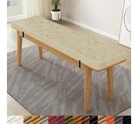 Cuscino per panca in ecopelle impermeabile con cerniera, per interni ed esterni, per veranda, altalena, finestra a baia, disponibile nelle misure: 152/101/127 x 30/40/40/40/40/45/45 cm (colore 4, 78,7