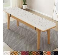 Cuscino per panca in ecopelle impermeabile con cerniera, per interni/esterni, per patio, veranda, altalena, finestra a baia, 152/101/127 x 30/40/40/40/40/45 cm (colore 3, 78,7 x 35,6 cm)