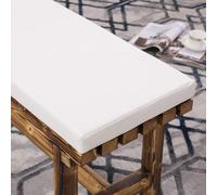 Cuscino per panca in ecopelle impermeabile, per uso interno/esterno, con cerniera, per dondolo e finestra a golfo, 152/48/102/127/30/40/50 x 30/40/40/45 cm (#6, 31 x 14 x 2)