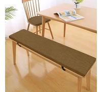 Cuscino per panca in memory foam ad alta densità, 170,2 x 53,3 x 5,1 cm, lavabile, antiscivolo, perfetto per panche per scarpe, sedute alla finestra, panca per pianoforte, sala da pranzo, uso esterno