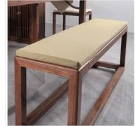 Cuscino per panca in schiuma ad alta resilienza, antiscivolo, per uso interno ed esterno, sfoderabile, 100 x 30 x 3 cm, ideale per patio, giardino, divano e finestra a bovindo (cammello 2/3 posti)