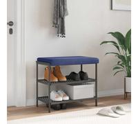 Cuscino per panca in velluto, blu polizia, profondità 35 cm | Tappetino antiscivolo in EVA, velluto traspirante, base in legno, imbottitura in schiuma, versatile per panche