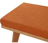 Cuscino per Panca Porta Scarpe 14x56 Pollici Cuscini per panche per mobili da Interno ed Esterno, Antiscivolo, Imbottitura in Spugna ad Alta densità con Fodera con Cerniera per Panca da pran