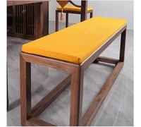 Cuscino per panca rimovibile, lavabile, antiscivolo, per interni ed esterni, 2/3 posti, in schiuma, per patio, giardino, divano, finestra a baia, giallo, 150 x 35 x 3 cm, alta resilienza