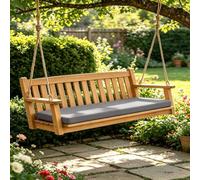 Cuscino per Panca Spesso e Morbido Fondo Antiscivolo 20x90cm Grigio Chiaro | Sedile Per Mobili Da Interni Esterni Con Lacci Antiscivolo Spesso E Morbido Resistente Per Giardino, Cucina, Sala Da Pranzo