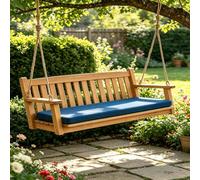 Cuscino per Panca Spesso e Morbido Fondo Antiscivolo 70x300cm Blu Scuro | Sedile Per Mobili Da Interni Esterni Con Fondo Antiscivolo Sfoderabile Spessore 5Cm Per Esterni Giardino Terrazza Cucina