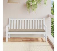 Cuscino per Panca Tortora 150x50x3 cm in Tessuto Oxford