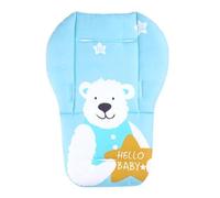 Cuscino per passeggino, inserto per passeggino in cotone con fori per cinture di sicurezza, prodotto per bambini, tappetino universale per genitori, babysitter, personale sanitario