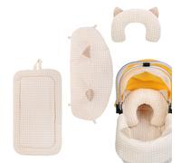 Cuscino per passeggino per cani - Cotone da 22,24 pollici | Set di tappetini imbottiti per animali domestici: per cuscino accogliente per una guida confortevole, vestibilità sicura per cani d