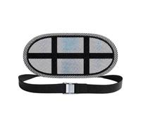 Cuscino per passeggino - Supporto lombare per colonna vertebrale | Cuscino | Morbida rete traspirante, cuscinetto elastico ammortizzante con cinghia regolabile, inserto ergonomico per passeggino da