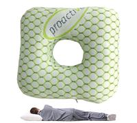 Cuscino per piercing all'orecchio - 11,02 x 11,02 x 2,76 pollici Cuscino in memory foam | Design a ciambella di dalla pressione, tessuto lavabile traspirante, supporto per dormire in lattice