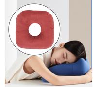 Cuscino per piercing all'orecchio con foro per indossare orecchini e