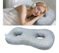 Cuscino per piercing all'orecchio, cuscino per dormire di lato, cuffie