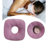 Cuscino per piercing all'orecchio, ergonomico, morbido, lavabile, in cotone,