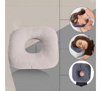 Cuscino per Piercing All'orecchio Ergonomico Portatile con Foro Centrale Morbido