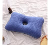 Cuscino per piercing all'orecchio per chi dorme di lato, comodo cuscino paraorecchie con fori, ideale per CNH e piercing all'orecchio, morbido cuscino 54 x 33 cm, perfetto per la cura post-procedura