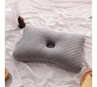 Cuscino per piercing all'orecchio per chi dorme di lato, paraorecchie imbottito con fori, ideale per CNH e sollievo dal dolore all'orecchio, comodi cuscinetti per le orecchie 54 x 33 cm per chi dorme