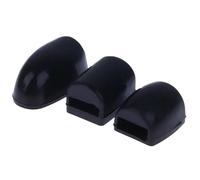 Cuscino Per Poggiapollice Per Sassofono Set Di Cuscinetti Per Riser Per Tasti In Silicone Protezione Per Dita In Silicone Per Parte Di Sax Treble Tenore Alto accessori per sassofono(3P Bk 10x28)