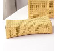 Cuscino per sauna in finto rattan, schienale per sauna donne e uomini, il