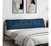 Cuscino per Schiena Blu 200 x 19 x 50 cm Tessuto