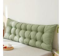 Cuscino per schienale a letto triangolare, cuscino ergonomico di supporto lombare Cuscino per la lettura, coperchio morbido in pile con tasca laterale, supporto per la testata comoda per il divano del